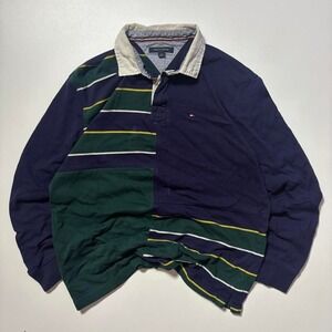 Tommy Hilfiger Colorblock Rugby Shirt – Size Large